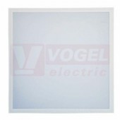 Svítidlo LED panel  36W (ILLY 36W NW), přisazený čtverec, rámeček bílý, 3600lm, 4000K neutrální bílá, živ. 50 000h, úhel vyzař.110°, IP20, rozměr švh 595x595x55mm, náhrada za 4x18W T8 (GXPS130)