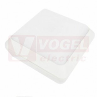 Svítidlo LED přisazené  24W (TIPO-S 24W NW), čtvercové, bílé, stropní, nástěnné, 1900lm, 4000K neutrální bílá, živ. 25 000h, úhel vyzař. 115°, IP66, IK10, rozměr švh 300x300x79mm (GXPS143)