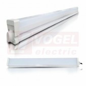 Svítidlo LED průmyslové  55W (DUST PROFI LED 120 NW EMERGENCY), 5500lm, 4200K neutrální bílá, živ. 50 000h, IP66, IK08, Emergency - 10W, 1000lm, 1,5h, Li-ion 12V 2000mAh, rozměr švh 1285x109x86mm (GXWP181)