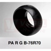PARGB-76R70 koncový článek kloubové hadice, pravý, černý, PA6, pro příslušenství NW70