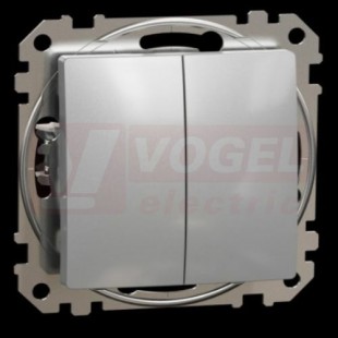 SDD113105 Přepínač sériový ř.5, Aluminium, bezšroubové svorky