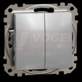 SDD113105 Přepínač sériový ř.5, Aluminium, bezšroubové svorky