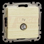 SDD180471 Sedna D/E - TV zásuvka koncová 4dB, Bříza (Výroba pozastavena)