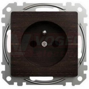SDD181012 Zásuvka 230V 16A cl. bezšroubová wenge (Výroba pozastavena)