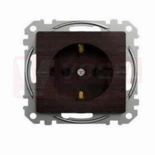 SDD181021 Zásuvka 230V 16A SCHUKO wenge (Výroba pozastavena)