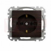 SDD181021 Zásuvka 230V 16A SCHUKO wenge (Výroba pozastavena)