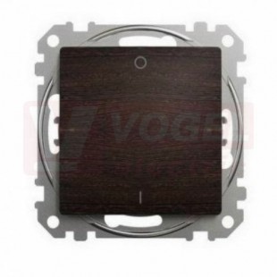 SDD181102 Spínač dvoupólový ř.2 wenge (Výroba pozastavena)