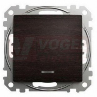 SDD181106L Přepínač střídavý ř.6 or. kontr. wenge (Výroba pozastavena)