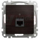 SDD181466 Datová zásuvka 1xRJ45 kat. 6A UTP wenge (Výroba pozastavena)