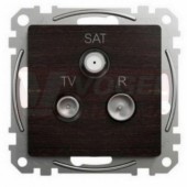 SDD181481 TV-R-SAT zásuvka koncová 4dB wenge (Výroba pozastavena)