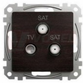 SDD181481S TV-SAT-SAT zásuvka koncová 4dB wenge (Výroba pozastavena)