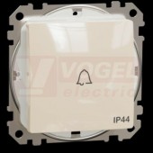 SDD212131 Tlačítko 1/0 "zvonek" IP44, béžová, bezšroubové svorky