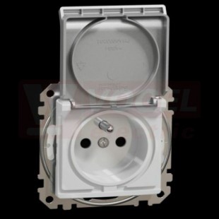 SDD213013 Zásuvka 230V 16A IP44, Aluminium, šroubové svorky
