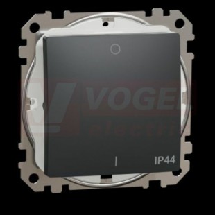 SDD214102 Spínač dvojpólový ř.2 IP44, Antracit, bezšroubové svorky