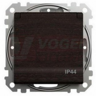 SDD281013 Zásuvka 230V 16A IP44 šroubová wenge (Výroba pozastavena)