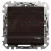 SDD281013 Zásuvka 230V 16A IP44 šroubová wenge (Výroba pozastavena)