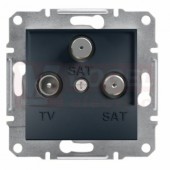 EPH3600171 Zásuvka TV-SAT-SAT, koncová, antracit, bez rámečku
