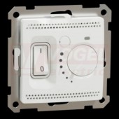 SDD111507 Podlahový termostat 16A, bílá, sloup. šroub.svorky