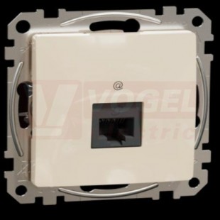 SDD112461 Datová zásuvka 1xRJ45 kat. 6 UTP, béžová, zářezové svorky