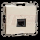 SDD112461 Datová zásuvka 1xRJ45 kat. 6 UTP, béžová, zářezové svorky