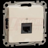 SDD112466 Datová zásuvka 1xRJ45 kat. 6A UTP, béžová, zářezové svorky