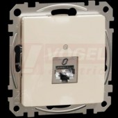 SDD112466S Datová zásuvka 1xRJ45 kat. 6A STP, béžová, zářezové svorky