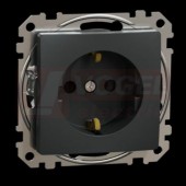 SDD114021 Zásuvka 230V 16A SCHUKO, Antracit, šroubové svorky