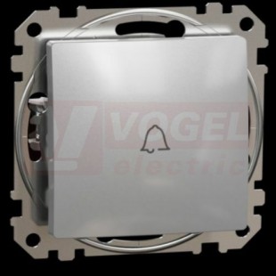 SDD113131 Tlačítko 1/0 "zvonek", Aluminium, bezšroubové svorky