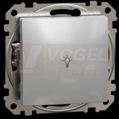 SDD113132 Tlačítko 1/0 "světlo", Aluminium, bezšroubové svorky