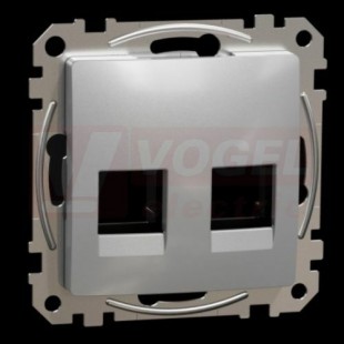 SDD113444C Kryt pro RJ45 AMP Keystone UTP, Aluminium