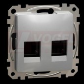 SDD113444C Kryt pro RJ45 AMP Keystone UTP, Aluminium