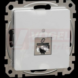 SDD113461S Datová zásuvka 1xRJ45 kat. 6 STP, Aluminium, zářezové svorky