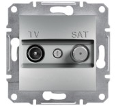 EPH3400161 Zásuvka TV-SAT, koncová, alu, bez rámečku
