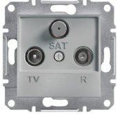 EPH3500161 Zásuvka TV-R-SAT, koncová, alu, bez rámečku