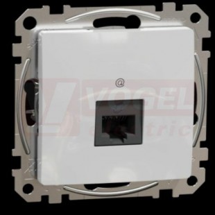 SDD113466 Datová zásuvka 1xRJ45 kat. 6A UTP, Aluminium, zářezové svorky