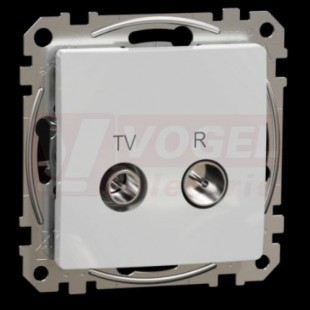 SDD113474R TV R zásuvka průběžná 7dB, Aluminium, šroubové svorky