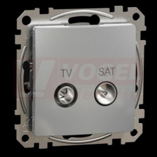 SDD113474S TV SAT zásuvka průběžná 7dB, Aluminium, šroubové svorky