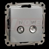 SDD113474S TV SAT zásuvka průběžná 7dB, Aluminium, šroubové svorky