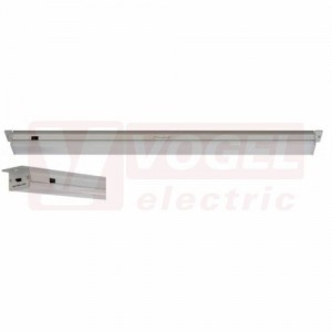 Svítidlo LED rozváděčové   4W (LCSLB/AL/IRC) s infračerveným čidlem, 810 lm, 6000K, 90-230VAC, montážní L patky, IP20, rozměr lvš 400x33x42mm VÝROBA UKONČENA