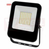 Svítidlo LED reflektorové  50W (ALFA SMD 50W NW), černé, 5000lm, 4000K neutrál. bílá, IP65, IK07, úhel vyzař. 120°, živ. 25 000h, tělo lakovaný hliník, difuzor tvrzené sklo, 140x165x43mm, připoj. do svorkovnice, max. 3x1,5mm2 (GXLR037)