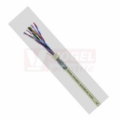 PAAR-TRONIC-CY 1x2x0,25mm2 kabel, flexibilní, stíněný, barevné značení žil podle DIN 47100, žíly stočeny do párů, barva šedá (RAL7032), vnější pr.4,6mm, -30°C až +80°C, EMC, CE (21033)