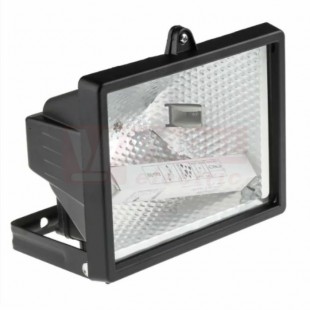 Svítidlo 1x 400W 230V  91-8276 R7s IP44, halogenový reflektor, černý,  litý hliník, IP44, rozměr 265x185x125mm