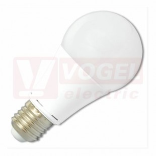 Žárovka LED E27 230VAC  15W (LED15W-A60/E27/2700) 30x SMD5730, 1520lm, 2700K teplá bílá, úhel vyzař. 270°, živ. 30 000h, rozměr 11,7x pr.6cm