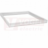 Alu rám ke svítidlu LED-GPL44-45 (LED-GPL44-RAM/BI) materiál hliník, barva bílá, výška rámu 5cm, montážní šrouby, rozměr 59,5x59,5