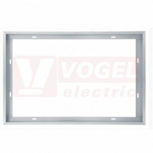 Alu rám ke svítidlu LED-GPL44-45/B (LED-GPL44-RAM/B) materiál hliník, barva stříbrná, výška rámu 5cm, montážní šrouby, rozměr 29,5x119,5