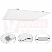 Svítidlo LED panel  45W (LED-GPL44-45/UGR/BI) čtverec bílý, mikroprismatickým kryt, URG<19, 5000lm, 4000K, vyzař.úhel 140°, IP20, živ.30 000h., hliník/plast, rozměr 59,5x59,5x0,9cm