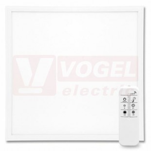 Svítidlo LED panel  40W (LED-GPL44-40/BI/CCT) regulovatelné, 4200lm, 3000-6000K, vyzař.úhel 140°, materiál hliník/plast, bílé, živ. 30 000h., rozměr 595x595x0,9cm