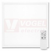 Svítidlo LED panel  40W (LED-GPL44-40/BI/CCT) regulovatelné, 4200lm, 3000-6000K, vyzař.úhel 140°, materiál hliník/plast, bílé, živ. 30 000h., rozměr 595x595x0,9cm