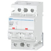 Jistič 2P/DC 100A C LVN-XC-100C-2 Ue DC 220/440V, 10kA,  šířka 2x1,5M (EN60947-2) (46835)