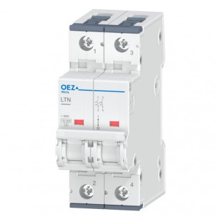 Jistič 2P   2,0A B (LTN-2B-2) 10kA  Nová Minia (46637)